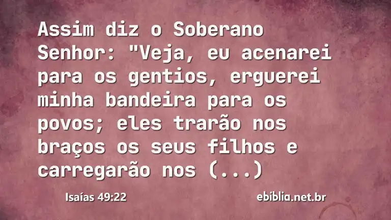 Isaías 49:22