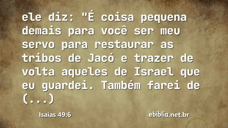 Isaías 49:6