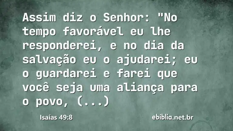 Isaías 49:8