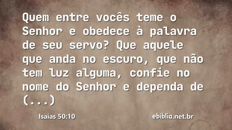 Isaías 50:10