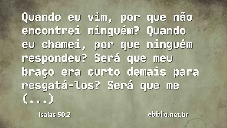 Isaías 50:2