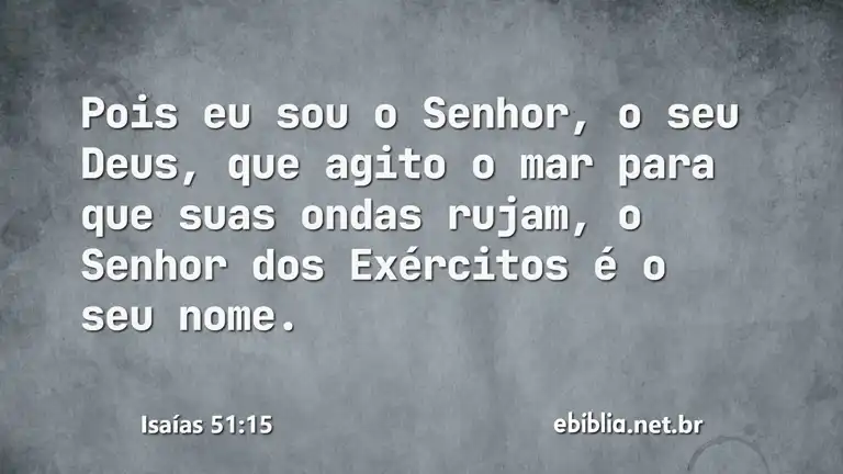 Isaías 51:15