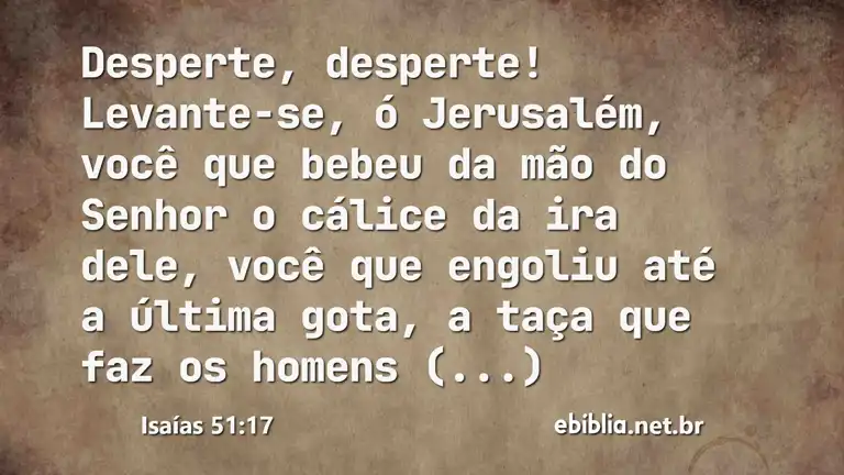 Isaías 51:17