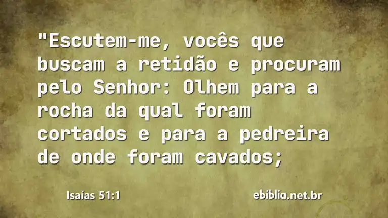 Isaías 51:1