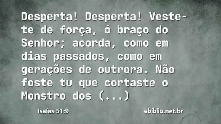 Isaías 51:9