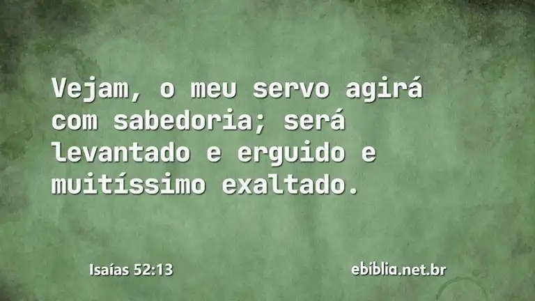 Isaías 52:13