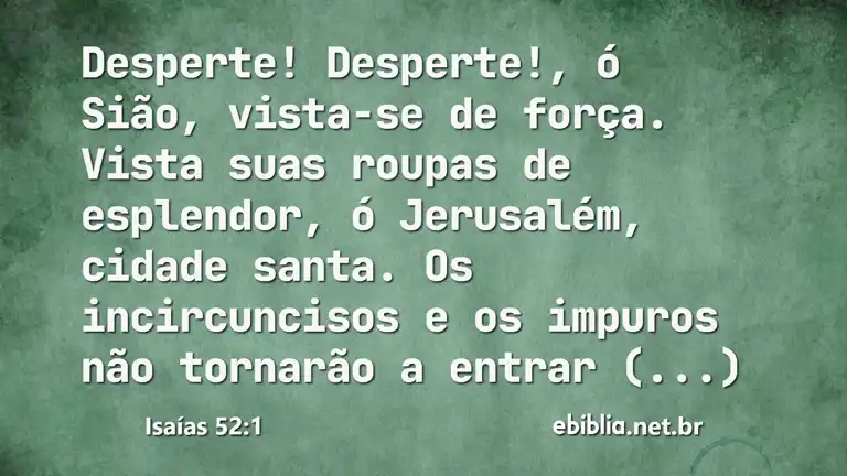 Isaías 52:1