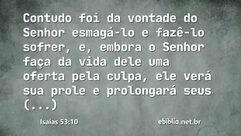 Isaías 53:10