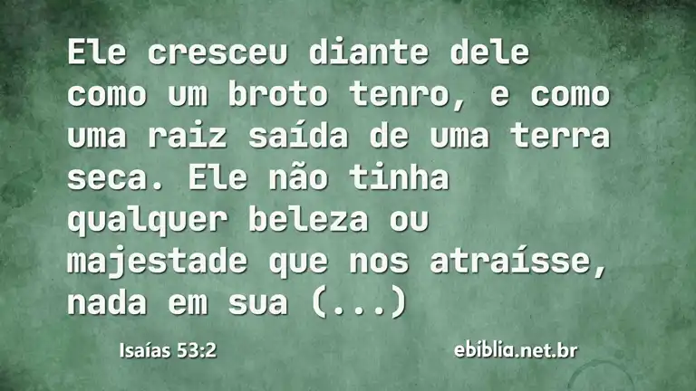 Isaías 53:2