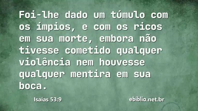 Isaías 53:9