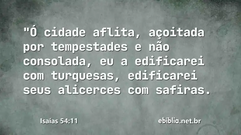 Isaías 54:11