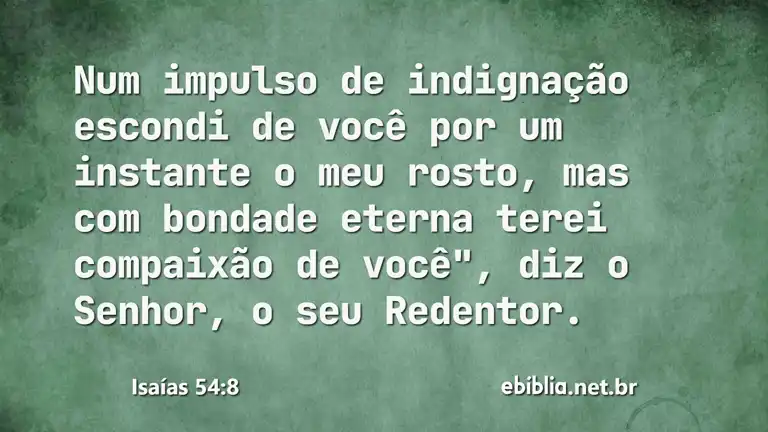 Isaías 54:8