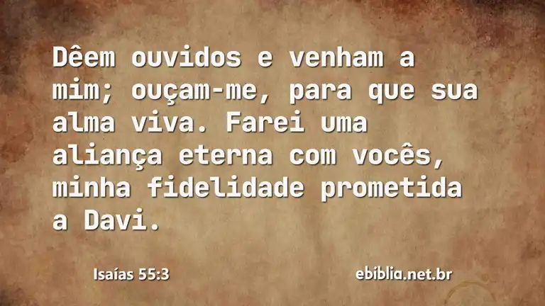 Isaías 55:3