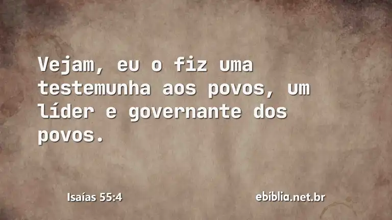 Isaías 55:4