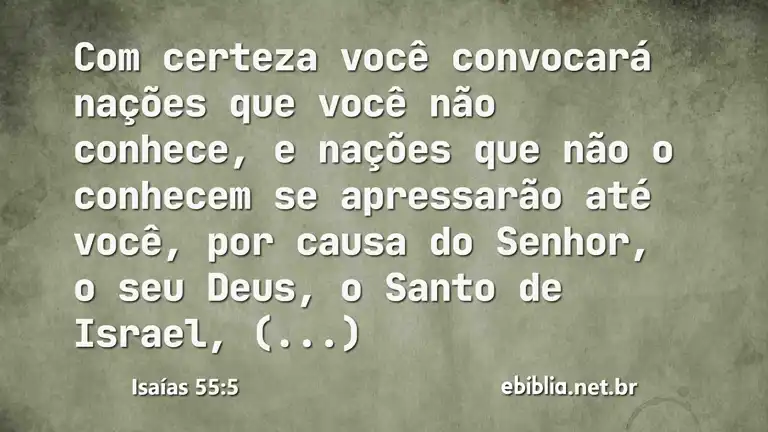 Isaías 55:5