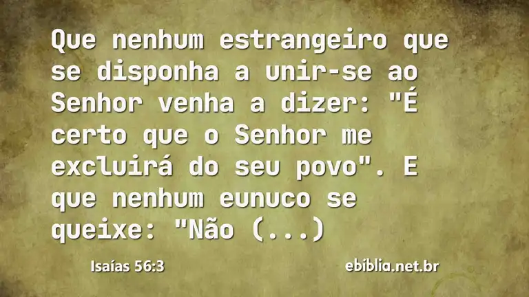 Isaías 56:3