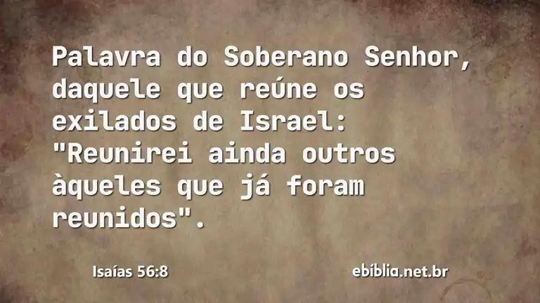 Isaías 56:8