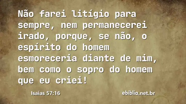 Isaías 57:16