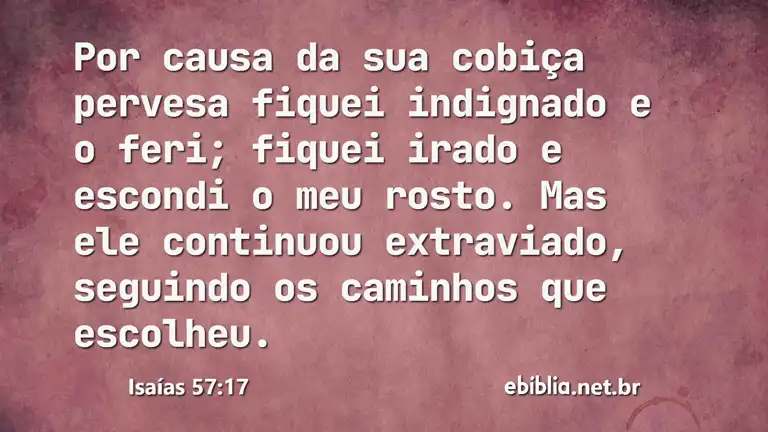 Isaías 57:17