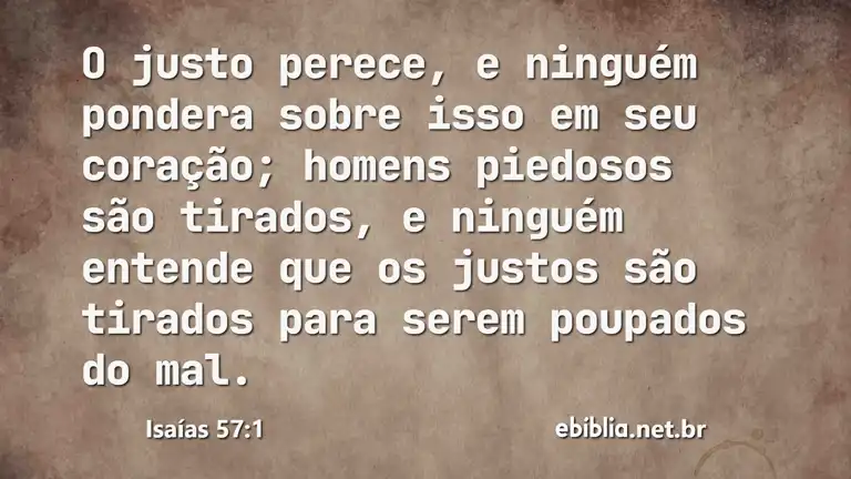 Isaías 57:1