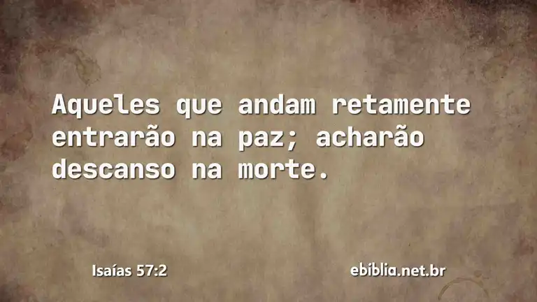 Isaías 57:2