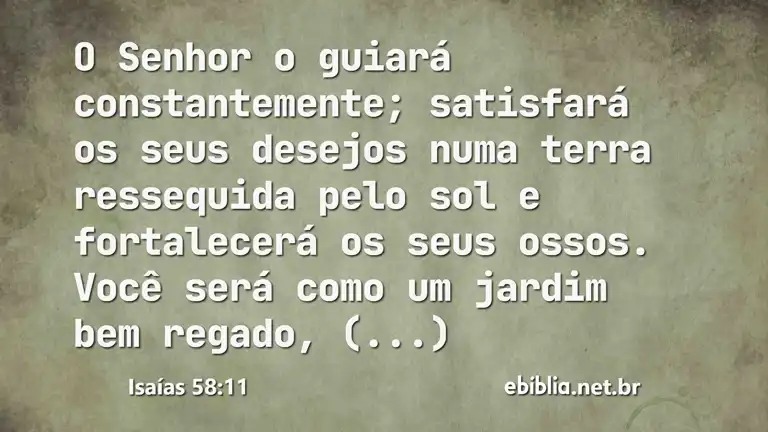 Isaías 58:11