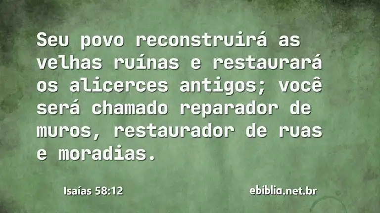 Isaías 58:12