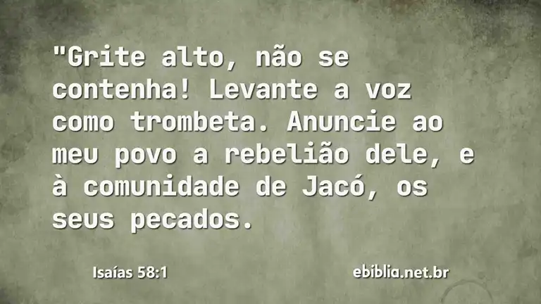 Isaías 58:1