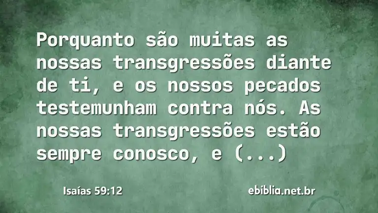 Isaías 59:12