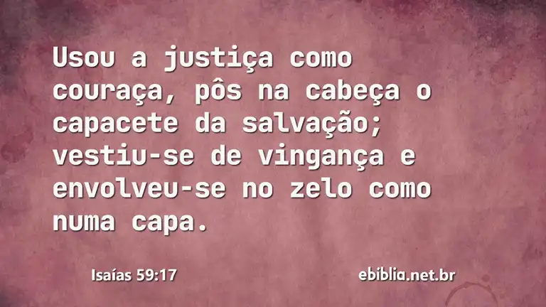 Isaías 59:17