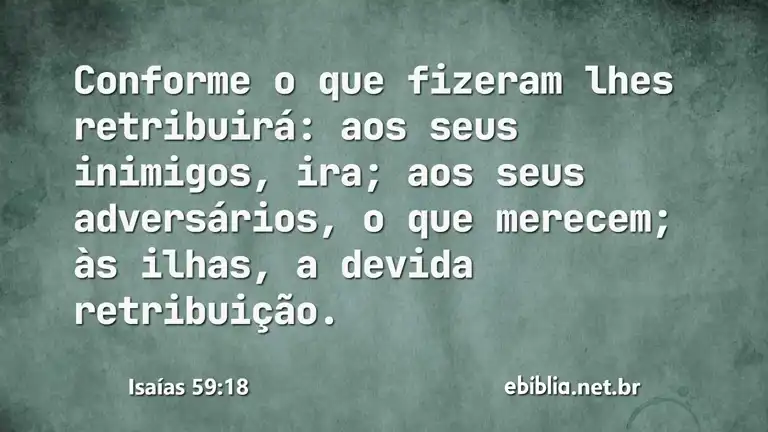 Isaías 59:18