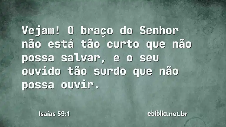 Isaías 59:1