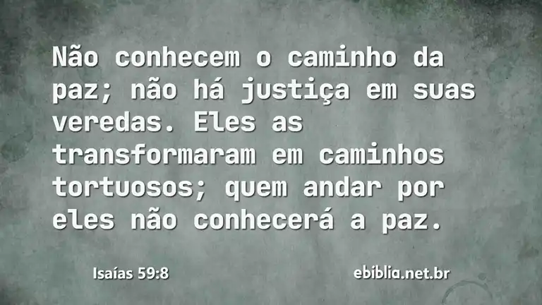 Isaías 59:8