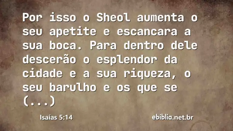 Isaías 5:14