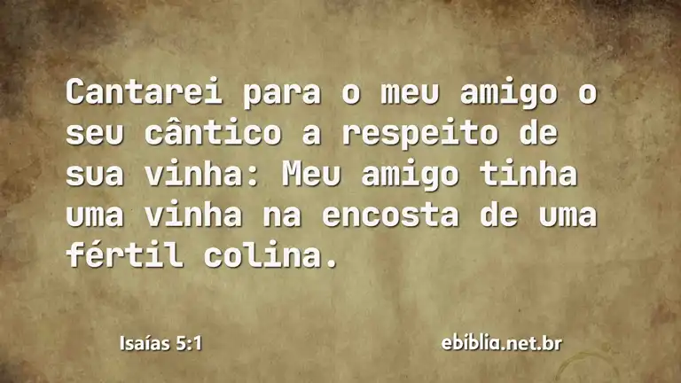 Isaías 5:1