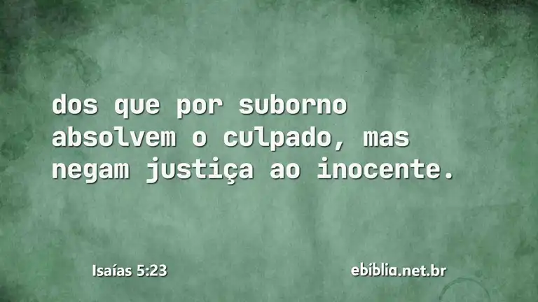 Isaías 5:23