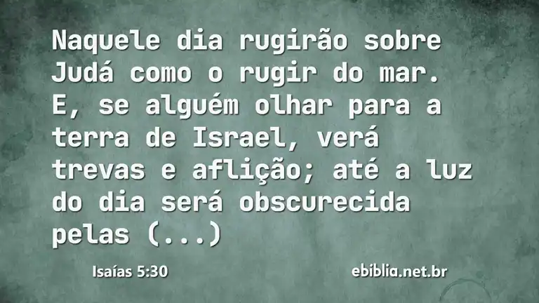 Isaías 5:30