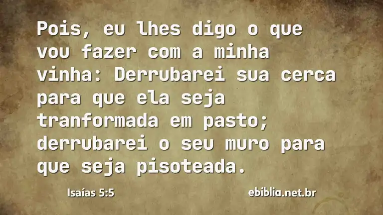 Isaías 5:5