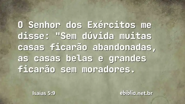 Isaías 5:9