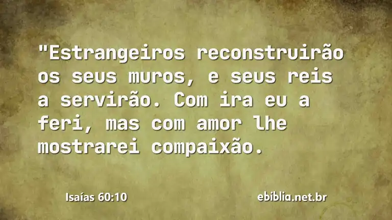 Isaías 60:10