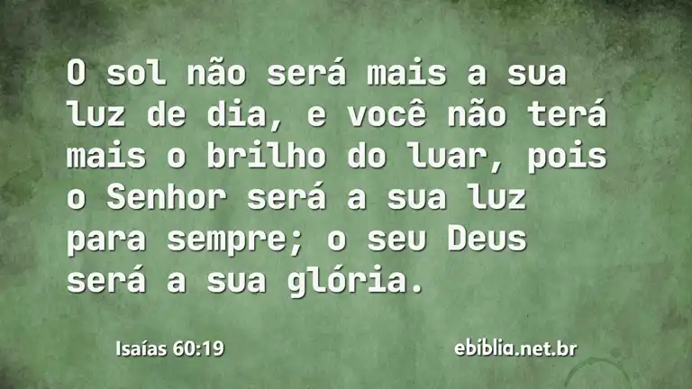 Isaías 60:19