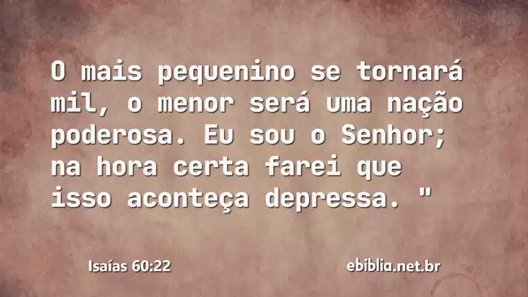 Isaías 60:22