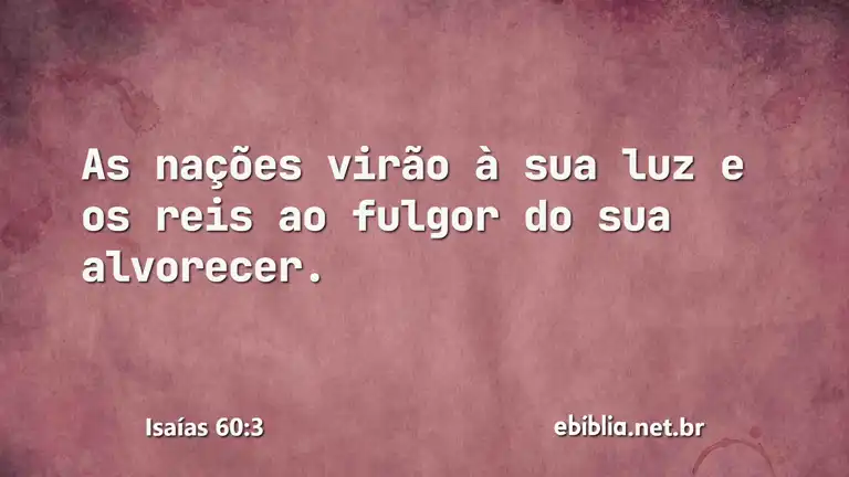 Isaías 60:3