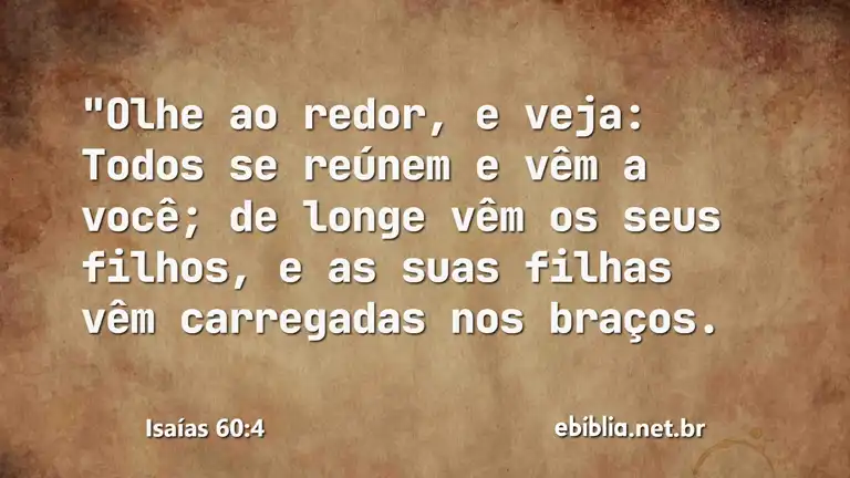 Isaías 60:4