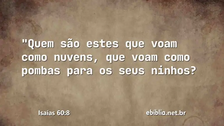 Isaías 60:8