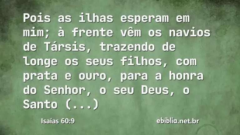 Isaías 60:9