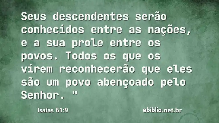 Isaías 61:9