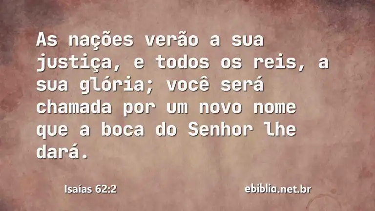 Isaías 62:2