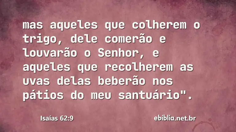 Isaías 62:9