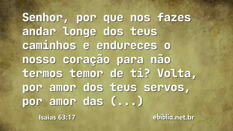 Isaías 63:17